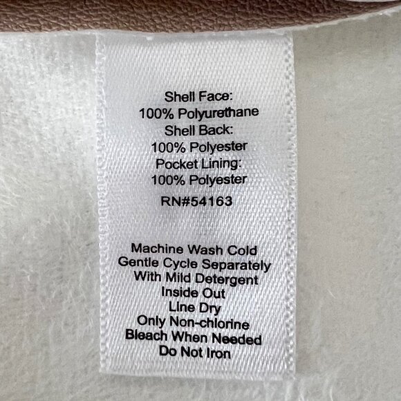 Marc New York Size M Light Pink Metallic Faux Leather Skirt Belt Zippers NWT - Picture 5 of 13